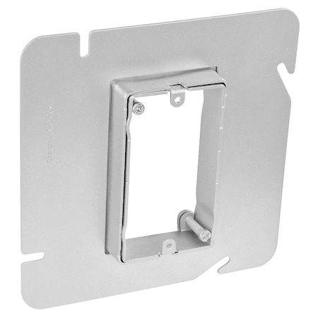 Southwire Adjustable Ring, 1 Gang, Galvanized Steel, Square Box Type 51AMR-1