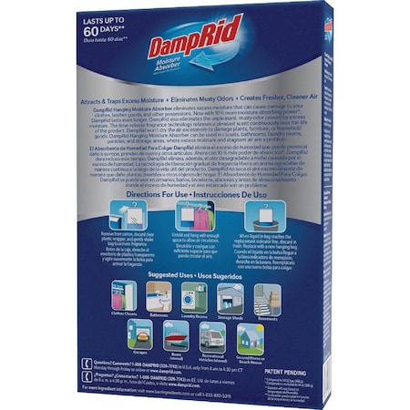 Damprid 15.4 Oz. Lavender Vanilla Hanging Moisture Absorber FG80LVSB