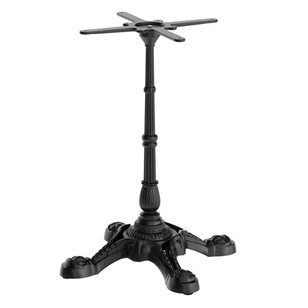Flash Furniture Chambery 22.75 in x 22.75 in Black Cast Iron Table Base, Weather UV Resistant Commercial Grade Base SDA-T2222-GG