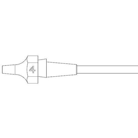 Weller Xdsl 4 Desolder Tip 1.2X2.5 L 10.5 mm T0051326299