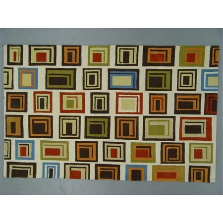 Lifestyles LS-IT 101 8 x 11 ft. Intrigue 100 Percent Long Fiber Wool Hand Crafted Rug- Multicolor LS-IT 1018X11