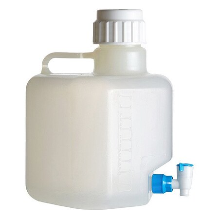 Zoro Select Carboy, Polypropylene, 360 mm H, Colorless BNP10A