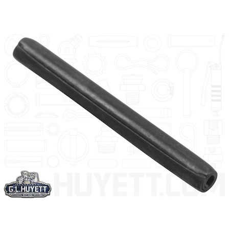Huyett Coiled Spring Pin, Heavy Duty, High Carbon Steel, 0.078 in Dia x 0.750 in Length SPC-078-0750H