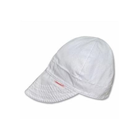Comeaux Caps Single Sided Cap, 6-7/8, White 118-1000-W-6-7/8