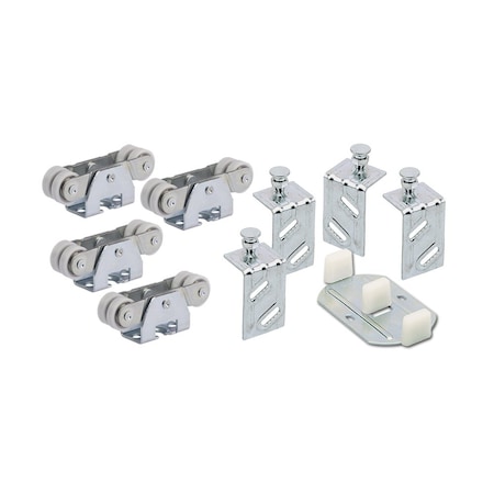 Hettich Bypass Door Hardware Set 7003 Series F/ 1-3/4 in  - 150 Lb 113 335 800
