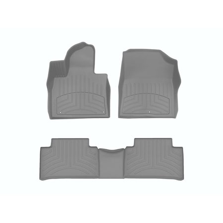 Weathertech Grey, Front and Rear FloorLiner HP 461650-1-2IM
