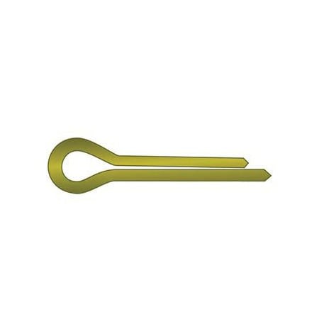 Huyett Cotter Pin, Cadmium Plated Carbon Steel, 0.125 in Dia x 0.750 in Effective Length MS24665-351