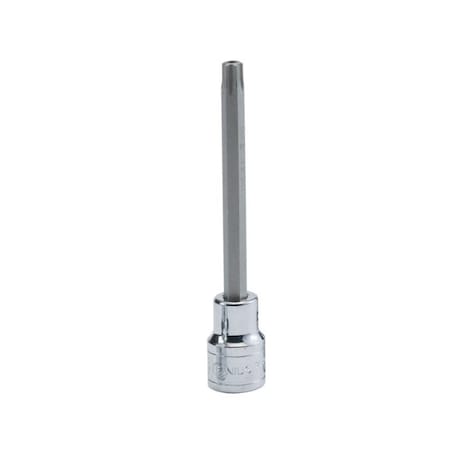 Genius Tools 1/4in Hex Shank, T-45 Tamperproof Star Bit 30mmL 283045A