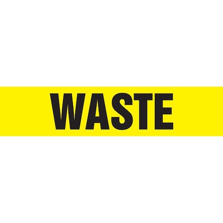 Accuform ASME ANSI PIPE MARKER WASTE RPK727STB