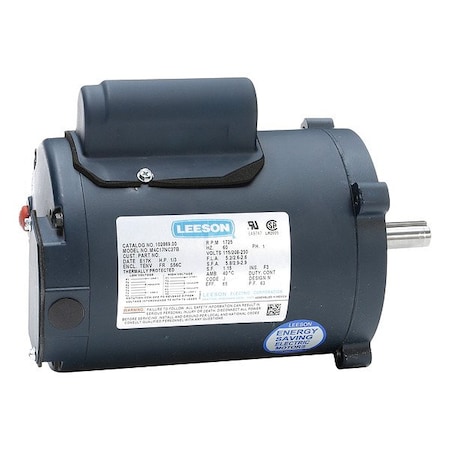 Leeson Capacitor-Start General Purpose Motor, 1/3 hp HP, 56C Frame, 115/230V AC Voltage 102869.00