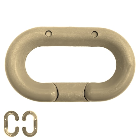 Mr. Chain Army Tan 1.5" Master Links (10-Pack) 30755-10