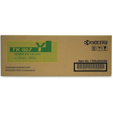 Kyocera Yellow Toner Cartridge 12K YLD 1T02JZAUS0 TK867Y