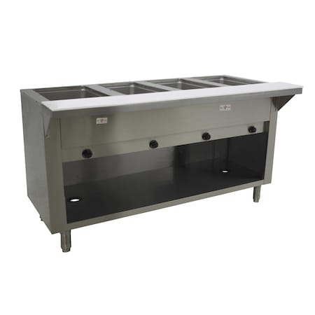 Advance Tabco Hot Food Table natural gas 62-7/16 in.W x 30-5/8 in.D x 34-3/8 in.H HF-4G-NAT-BS