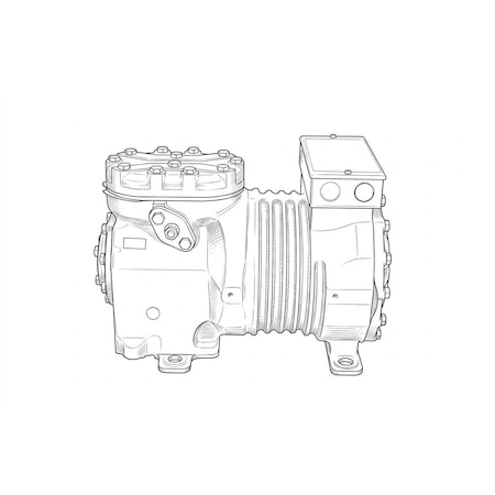 Copeland 115v1ph SEMI-HERMETIC COMPRESS KAJB-007E-IAA-800