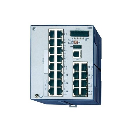 Hirschmann Ethernet Switch, Rs20-2400T1T1Sdae 943434-041