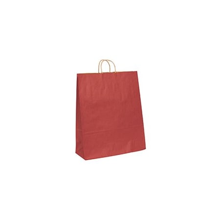 Bubblefast 200-16 x 6 x 19 1/4'' Red Tinted Shopping Bags, 200PK BFBGS1119R