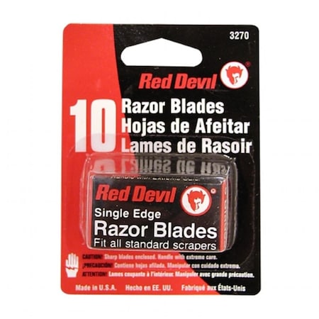 Red Devil Razor Blades Single Edge 630-3270