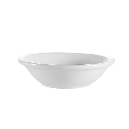 Cac Foodservice CAC China Clinton Rolled Edge 4-1/2-Inch Super White Porcelain Fruit Bowl, 3.5-Ounce, 36PK RCN-32