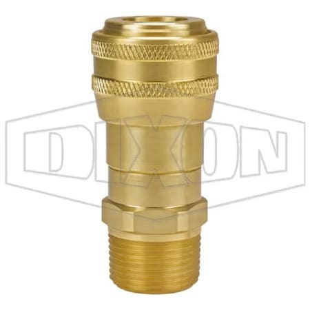 Dixon DF Series Industrial Automatic Male Quick Disconnect Pneumatic Coupler, 1-11 x 1/2 in Nominal, 500 p 6DM8-B