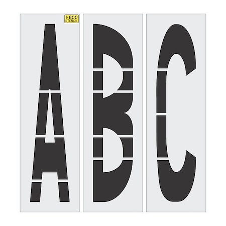 Rae IndividualStencil, LetterSet, LDPE 5370-072