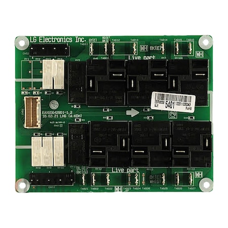 Lg Range Oven Relay Control Board EBR80595401
