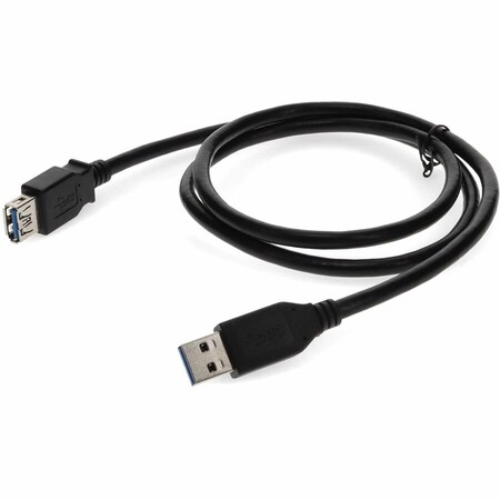 Add-On 15FT USB 3.0 A MALE TO FEMALE BLACK CABL USB3EXTAA15-AO