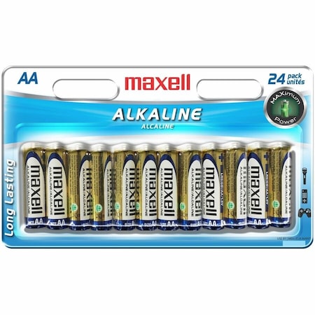 Maxell LR6 723473 Battery - For Flashlight, Tool, Toy, Smoke Alarm - AA - 24 / Pack 723473