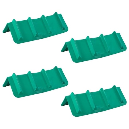 Mytee Products 4Pk 8inx8inx24in Flatbed Corner Protector V Edge Guard for Ratchet & Winch Straps, 4PK PCPVB24Gx4