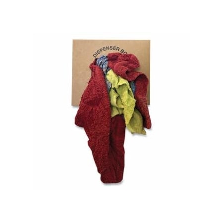 Spilfyter Reclaimed Wiping Product, Mixed, 10 lb Box, Terry, 10PK 920-WR3500C-10