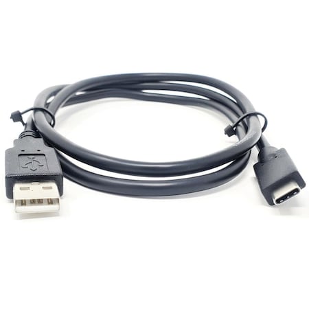 Micro Connectors 6.28 ft. USB 2.0 Type-C Male To A Male Cable, Black E07-318C2A-1M
