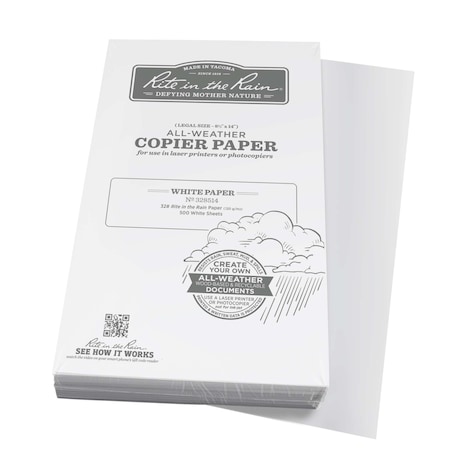 Rite In The Rain Laser Printer Paper, Legal Paper Size 8 328514