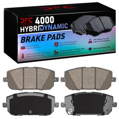 Dynamic Friction Co DFC 4000 HybriDynamic Brake Pads 4000-2426-10