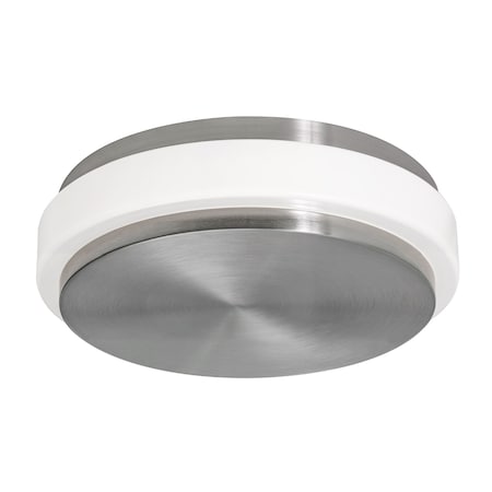 Afx Eris 10in LED Flush Mount, Satin Nickel EISF10LAJUDSN