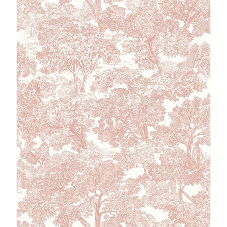 Chesapeake Spinney Rose Rose Toile Wallpaper 3115-12544