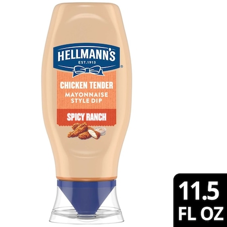 Hellmanns Chicken Tender Spicy Ranch Mayonnaise Style Dip, 11.5 Fluid Ounce, 8PK 64766741