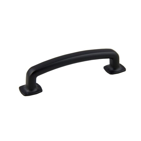 Pride Industrial 4-1/2in Vail Cabinet Pull with 3-3/4in Center to Center Matte Black Finish P86373BK