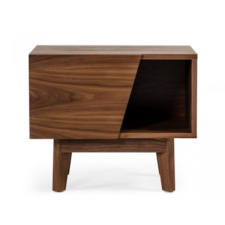 Homeroots 24" Wood One Drawer Nightstand 473031