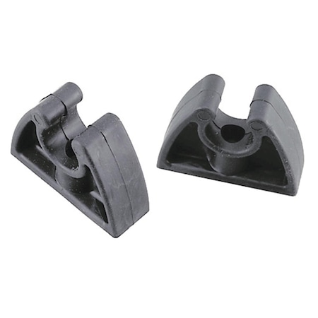 Superjock 0477DP0BLK 0.75 x 2.25 x 1.62 in. Marine Pole Storage Clip, Plastics SU836541