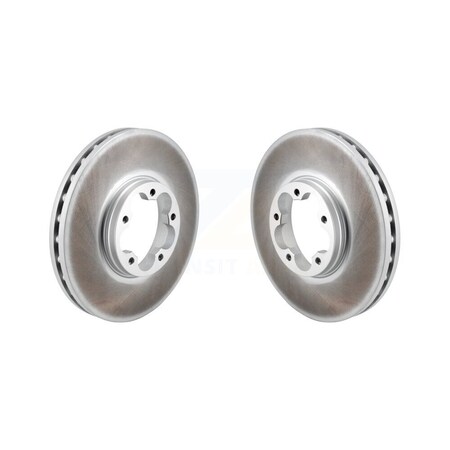 Genius Front Coated Disc Brake Rotors Pair For Ford Transit-250 Transit-350 Transit-150 E-Transit KG-101854