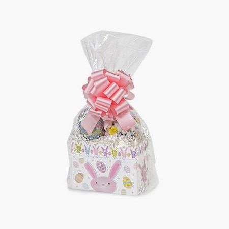 Nashville Wraps Clear Plastic Poly Gift Basket Bag, Small 13x17.5x4, 200PK BB300B