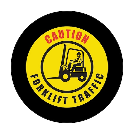 Brady Lens Forklift Traffic Red Caution SizeM 177676
