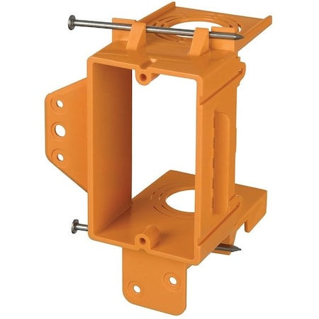 Carlon Mounting Bracket, PVC, Orange, Nail Mounting SC100A