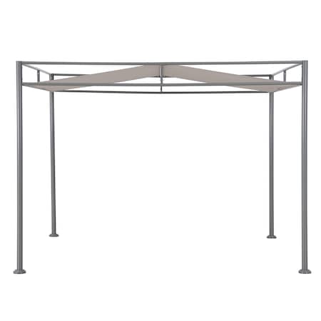 Sunjoy 10 ft x 10 ft Darkeford Metal pergola Grey A106024802