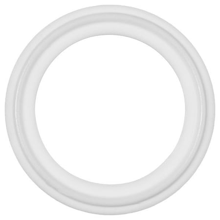 Zoro Select Sanitary Gasket, White, 0.2 in Thickness ZUSA-SG-T-2.5