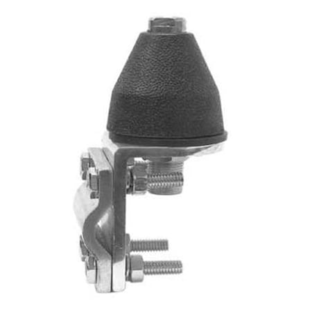 Accessories Unlimited 3-Way Aluminum Mirror Mount with Dome Stud AUC3DM