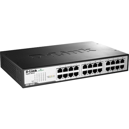 D-Link Layer 2 Switch Unmanaged (24) Port 10/100/1000Mbps Switch DGS-1024D