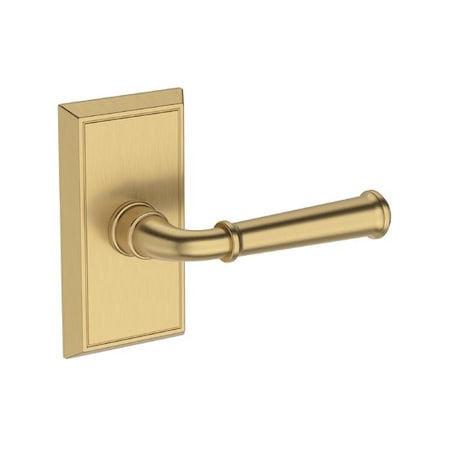 Baldwin Residential Door Levers Passage Right Hand Lifetime Satin Brass PSDUNHFR044
