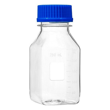 Zoro Select Media/Store Bottle, PC, 140mm H, PK24 BMPC250