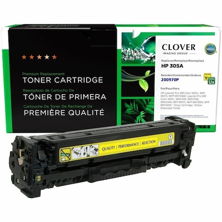 Clover Imaging Group Imaging Remanufactured Extended Yield Yellow Toner Cartridge 200970P