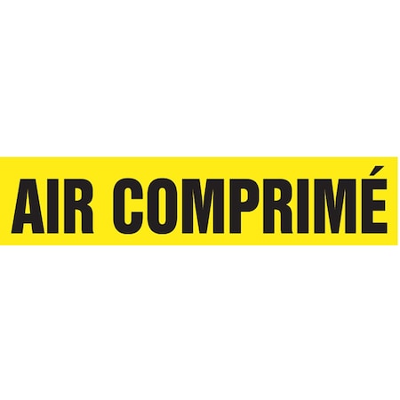 Accuform FRENCH PIPE MARKER AIR COMPRIM CRPK225SSH